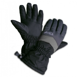Rękawice zimowe, narciarskie z ociepleniem, RAPP czarno-szare Alpine Outdoor